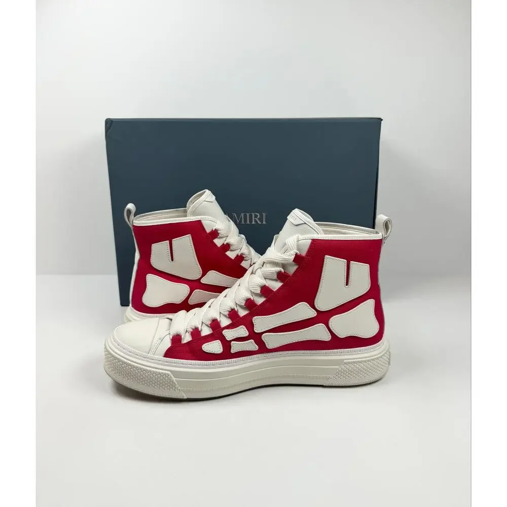 Size 47EU/14US - Amiri Skel Court High Top Red